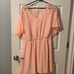 Coral dress